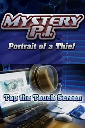 Mystery P.I. - Portrait of a Thief (USA) screen shot title